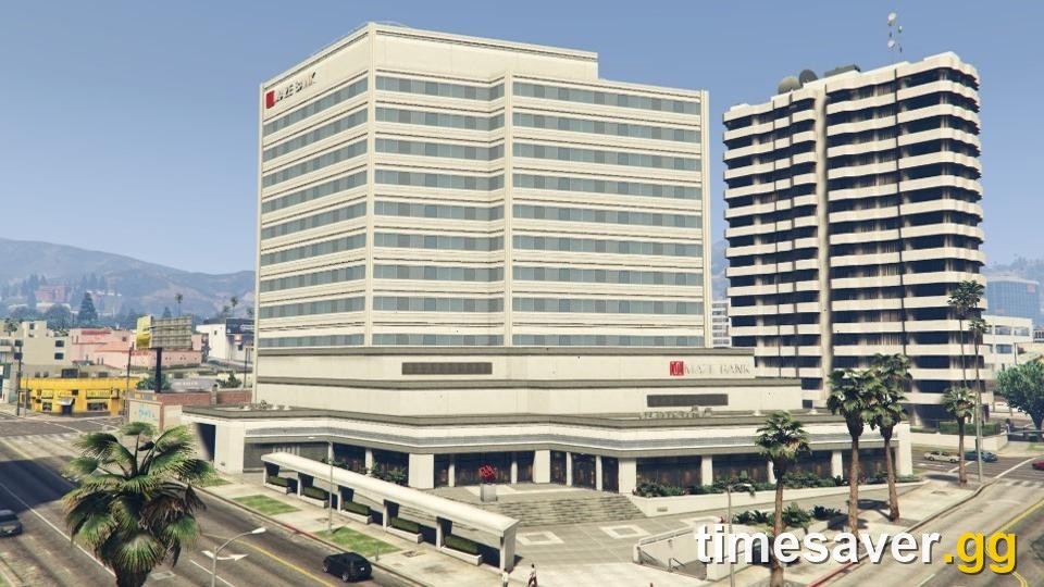 Maze Bank West tower in Los Santos, the Executive Office included in the GTA Online Criminal Enterprise Starter Pack