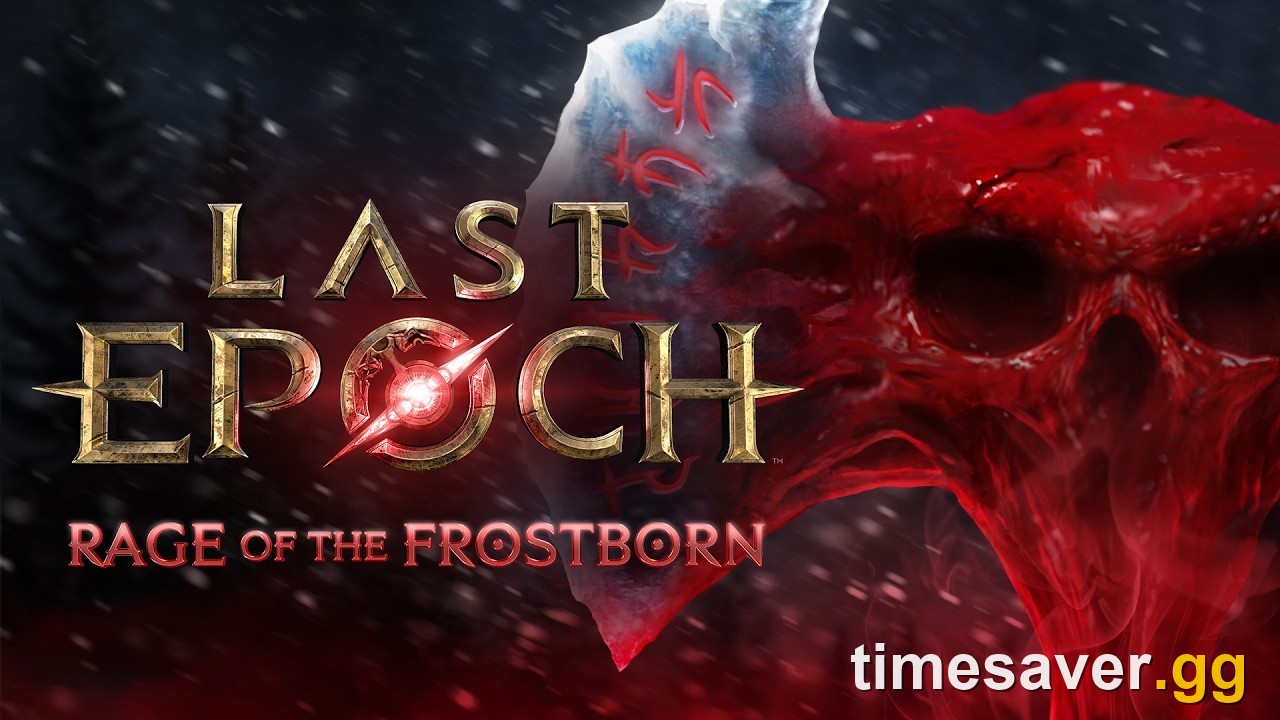 Last Epoch Season 5 Rage of the Frostborn official teaser key art