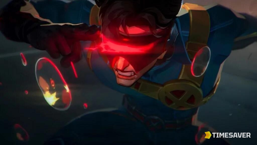 Cyclops firing an optic blast in Marvel Rivals, the new Duelist added in the Season 8.5 June 12 patch