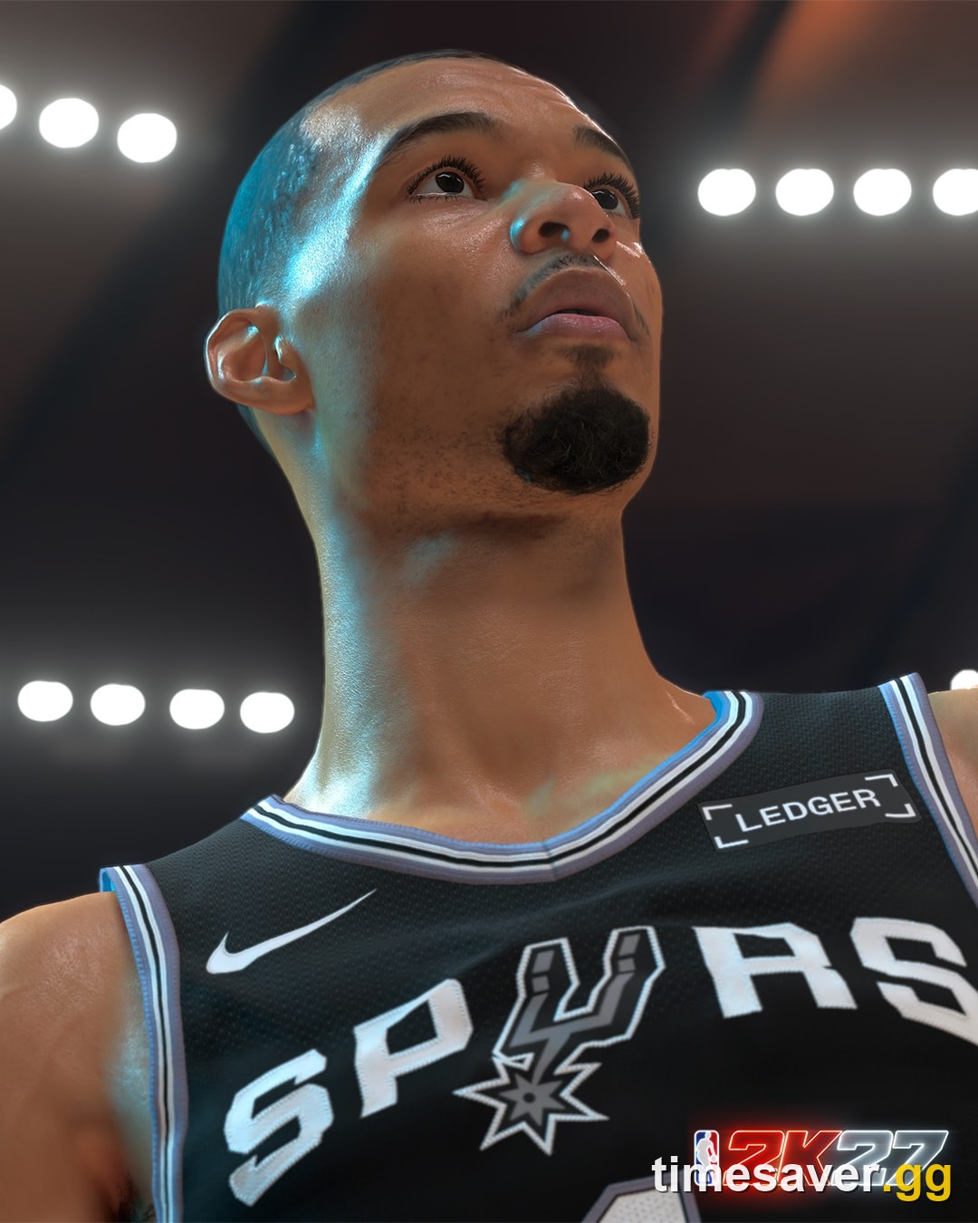 NBA 2K27 First Look render of De'Aaron Fox on the San Antonio Spurs