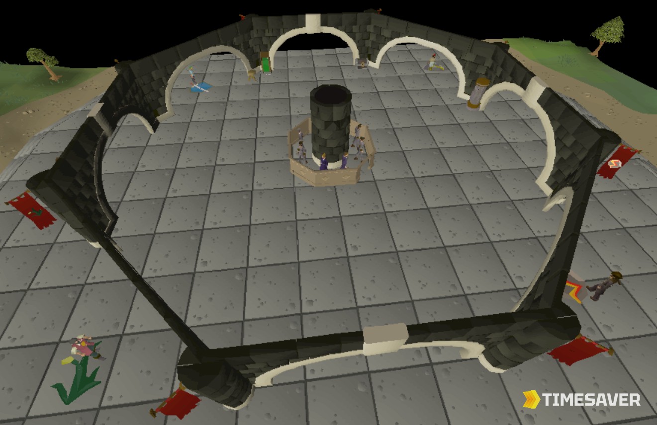 OSRS money making 2026 — the Grand Exchange trading hub where players buy and sell for GP