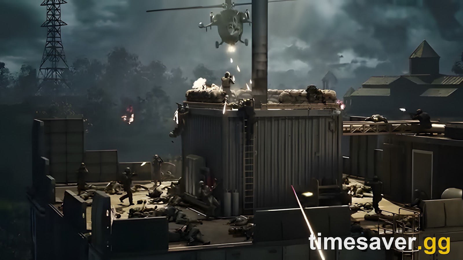 WARDOGS battlefield combat during a Season 1 Control Zone deployment