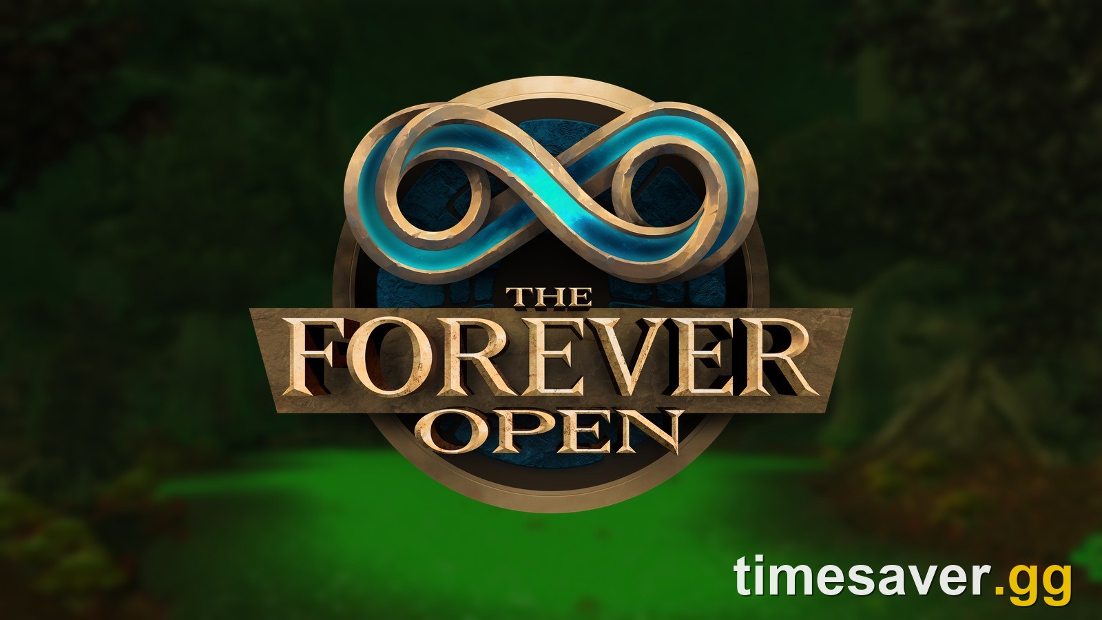 The Forever Open logo, the 100,000 dollar WoW Forever beta dueling tournament won by a Warlock