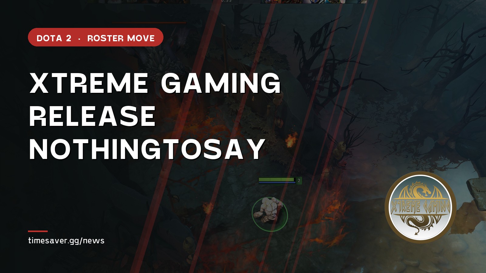 Xtreme Gaming Roster: NothingToSay, fy, xNova and Xxs Released After TI 2026