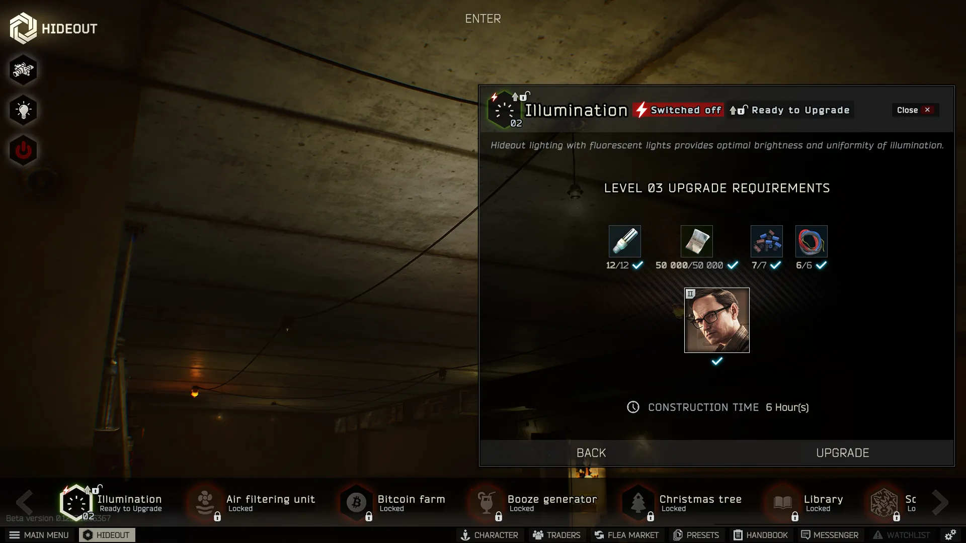 Escape from Tarkov Hideout Guide | Upgrades, Items & Profit