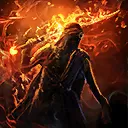 PoE 2 Barya of Ruzhan (Blazing Sword) ascendancy passive icon