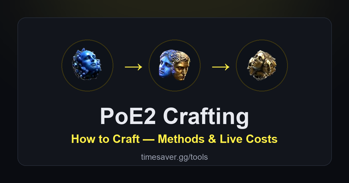 PoE2 Crafting — How to Craft, Methods & Costs | Timesaver